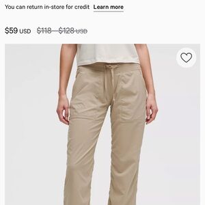 Lululemon Athletica Dance Studio Mid-Rise Pant
Regular, Size 10